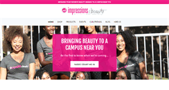 Desktop Screenshot of impressionsofbeauty.com